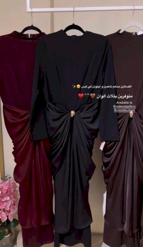 Front knot dress in brown 5 140