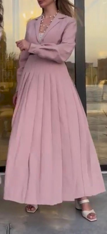 Maxi dirty pink dress 3 075