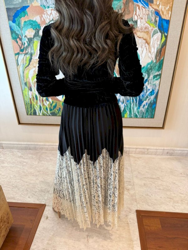 Velvet lace set 5149