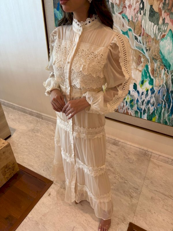 Beige lace dress 5 104