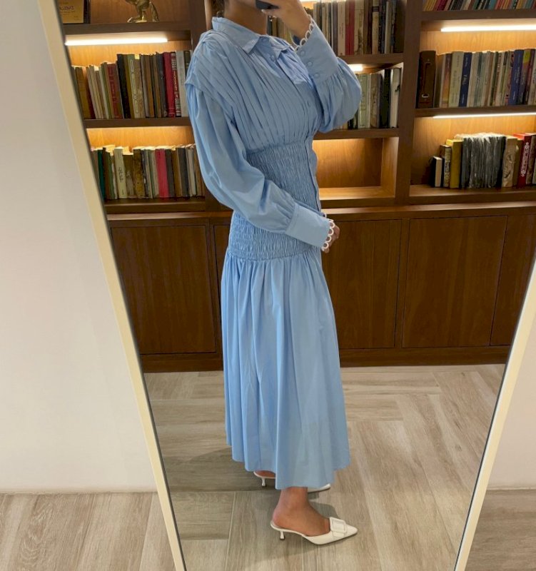 Cotton summer shirt dress 3 069