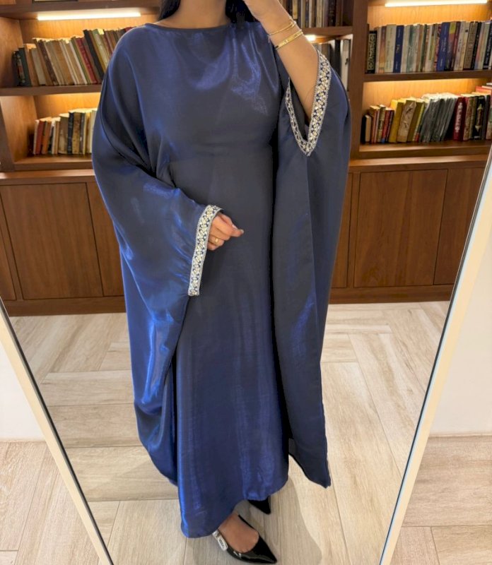 Royal blue jalabiya 5 141