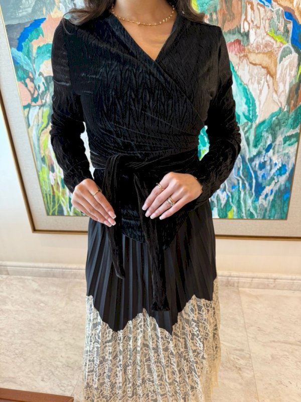 Velvet lace set 5149