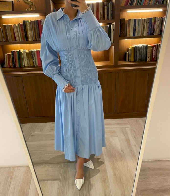 Cotton summer shirt dress 3 069