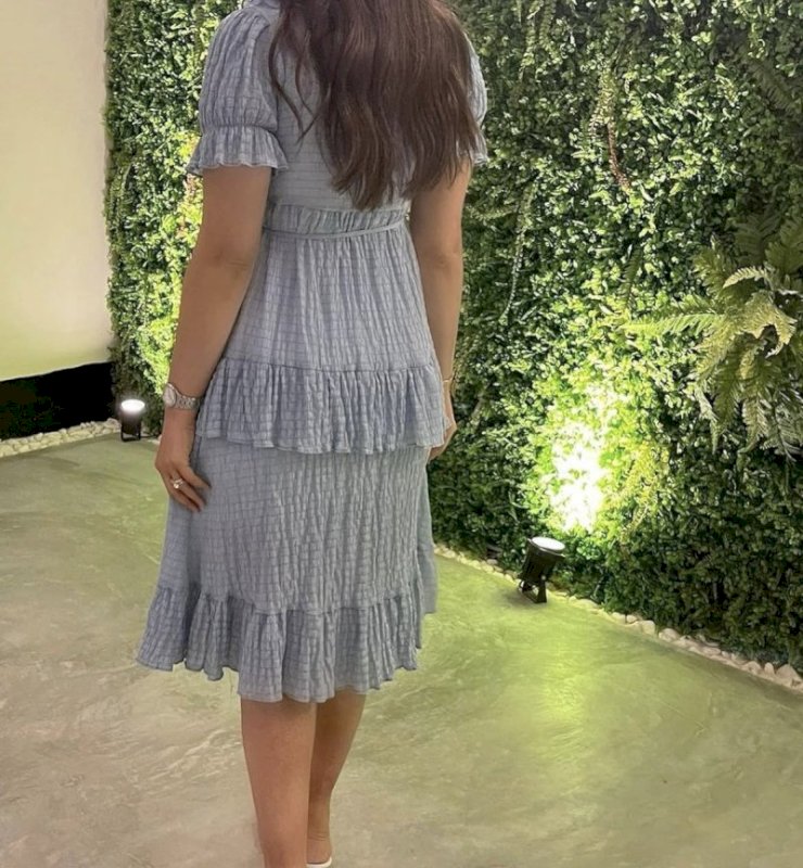 Blue cloud dress 5 100