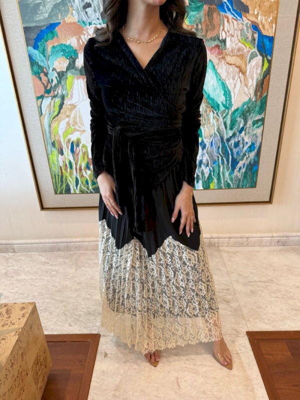 Velvet lace set 5149