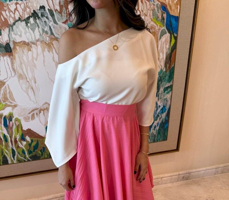 White off shoulder top 2 213