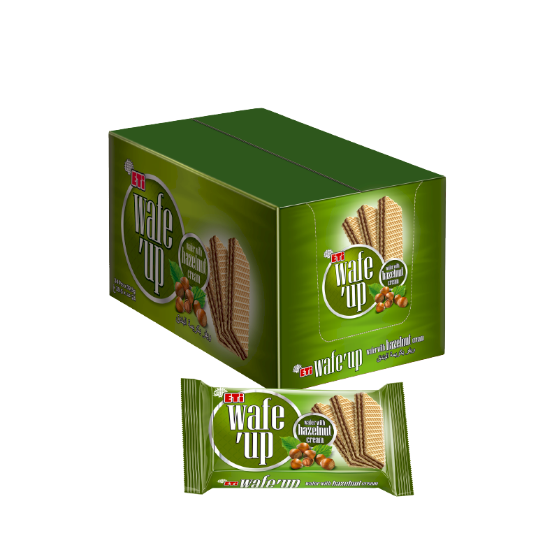 ETI WAFEUP WAFER - HAZELNUT ( 24 Packs)