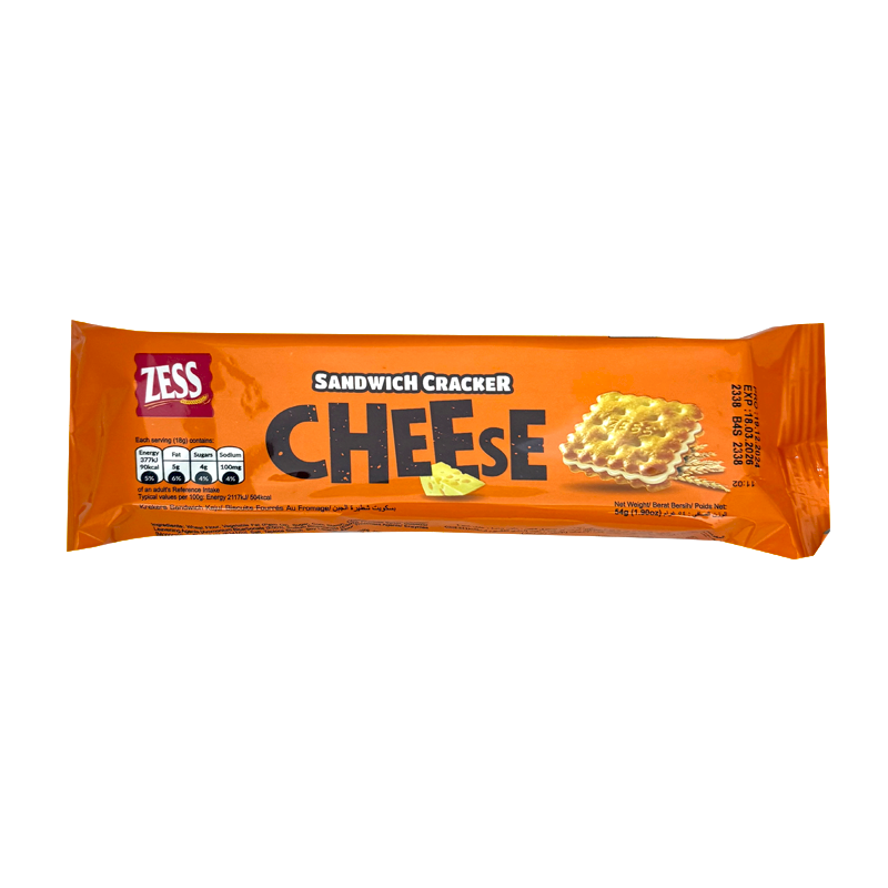 ZESS Sandwich Crackers - Cheese (24 Packs)