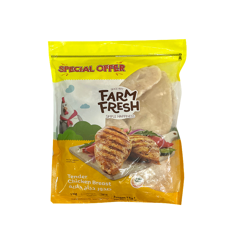 FARM FRESH Frzn Tender Chicken Breast - 1 KG