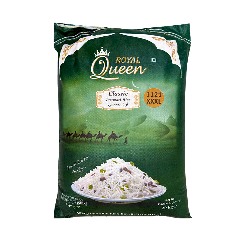 ROYAL QUEEN Classic Premium Basmati Rice - 20 KG