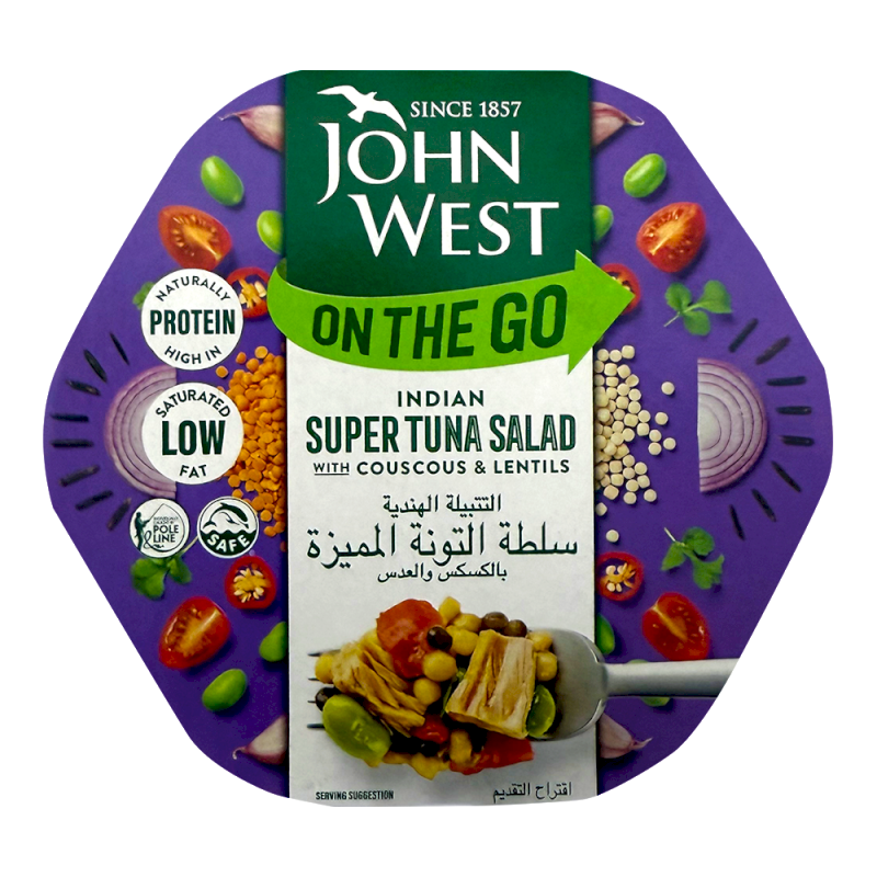 JOHNWEST Super Tuna Salad - Indian (220g)