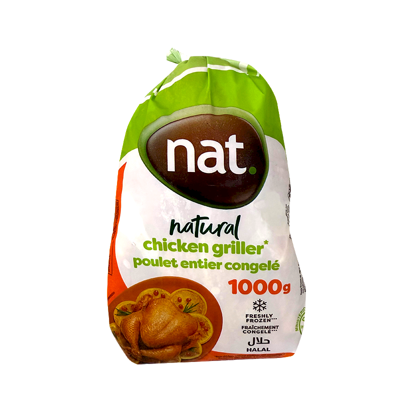 NAT Frozen Griller Chicken - 1000g (10 Pcs)