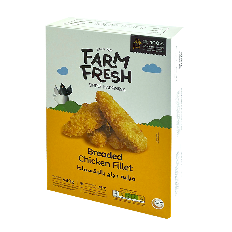 FARM FRESH Breaded Chicken Fillet 420g