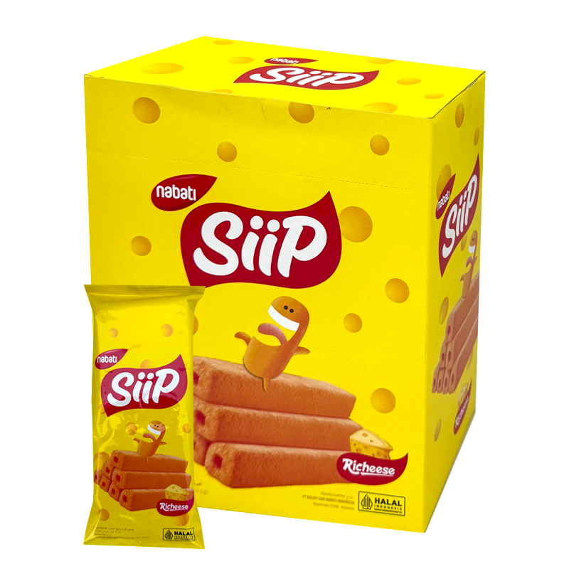 NABATI SIIP CHEESE SNACK (12 Packs)