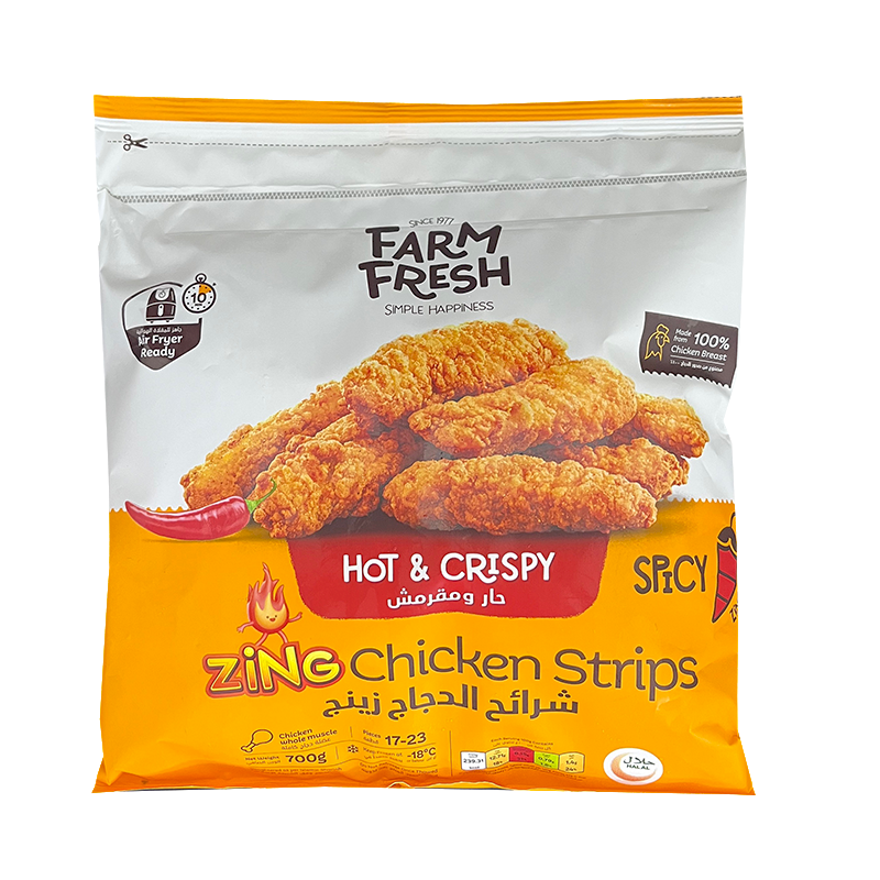 FARM FRESH Chicken Zing Strips Spicy 700g