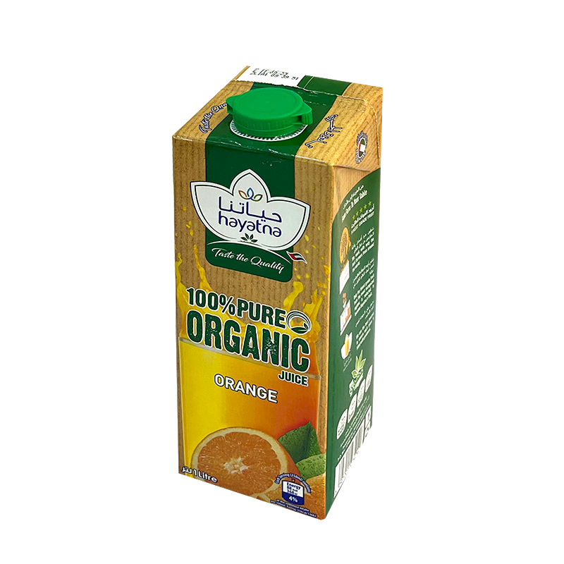 HAYATNA ORGANIC TETRA JUICE - ORANGE - 1 Ltr