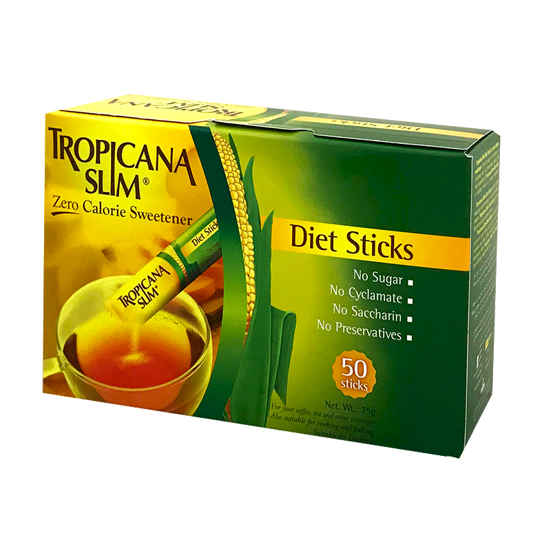 TROPICANA SLIM ZERO CALORIES SWEETENER - 50 Sticks