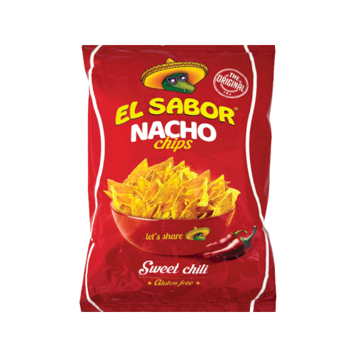 EL SABOR NACHO CHIPS - CHILLI 100g