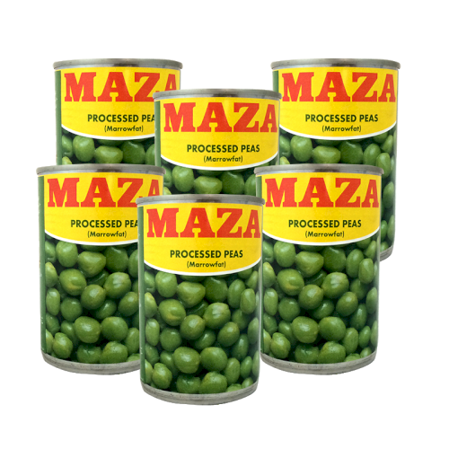 MAZA Processed Peas - 6 x 285g (Promo Pack)