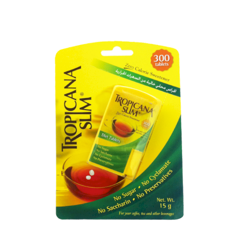 TROPICANA SLIM ZERO CALORIES SWEETENER - 300 TABLETS