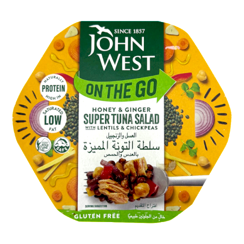 JOHNWEST Super Tuna Salad - Honey & Ginger (220g)