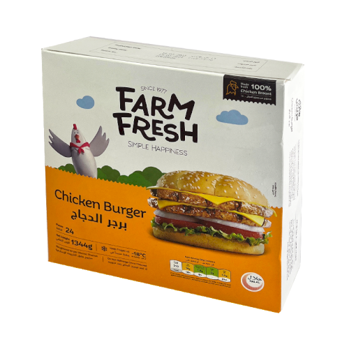 FARM FRESH Chicken Burger (24's) 1344g