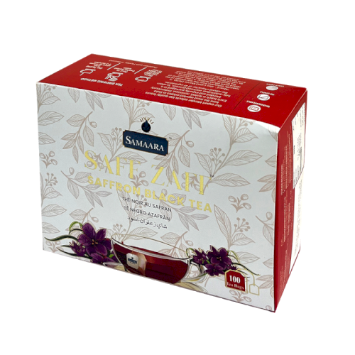 SAMAARA SAFF ZAFF SAFRON Black Tea - 100 Teabags