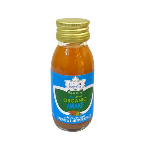 HAYATNA ORGANIC AWAKE - CARROT SPICES LIME - 60ml (12 Bottles)