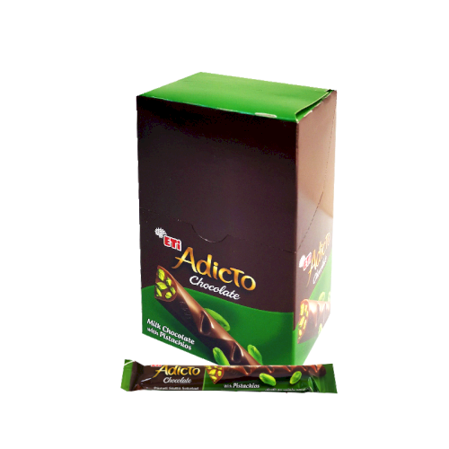ETI ADICTO Choco. Pistachio ( 24 Bars)