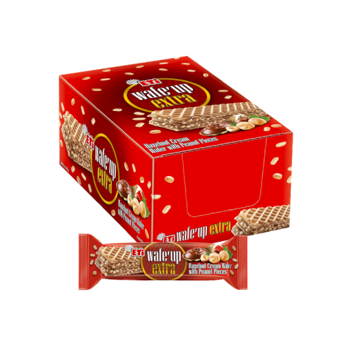 ETI EXTRA WAFER - HAZELNUT PEANUT (24 BARS)