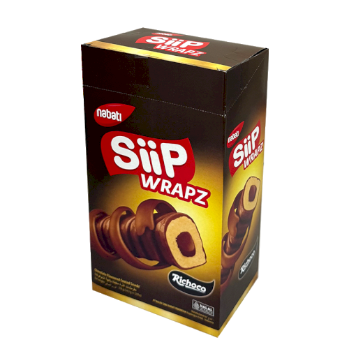 NABATI SIIP WRAPS Chocolate ( 12 Packs)