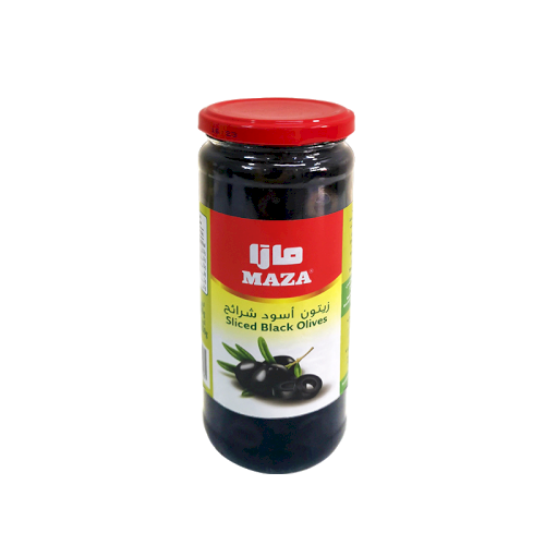 MAZA Sliced Black Olives 450g