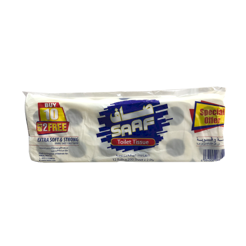 SAAF TOILET ROLLS (10+2 FREE)
