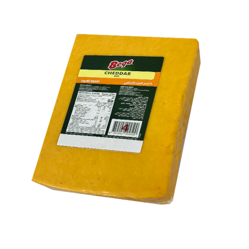BEGA COLOURED Cheddar Cheese -  5Kg