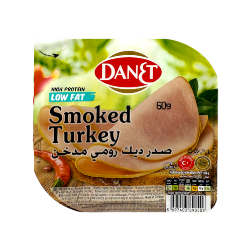 DANET Smoked Turkey Sliced 60g