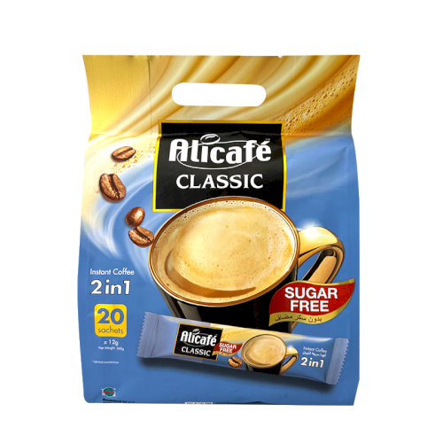 Alicafe Classic 2in1 - No Sugar (20 Sachets)