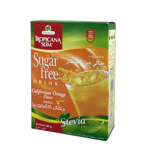 TROPICANA SLIM SUGAR FREE DRINK - CALIFORNIA ORANGE - 10 SACHETS
