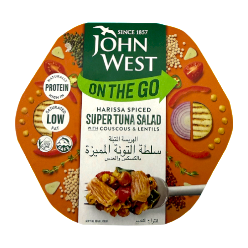 JOHNWEST Super Tuna Salad - Harissa Spiced (220g)