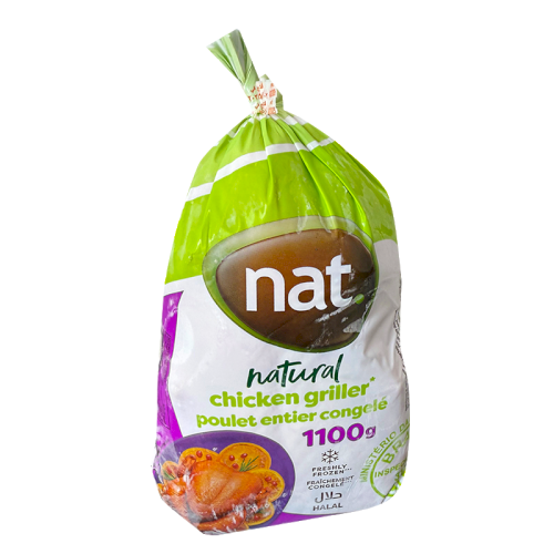 NAT Frozen Griller Chicken - 1100g (10 Pcs)