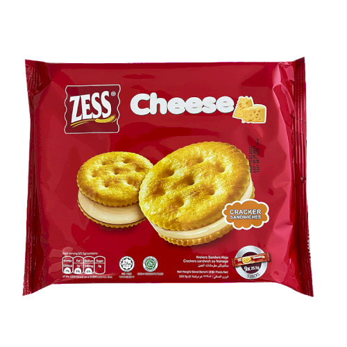 ZESS Circle Sandwich Crackers - Cheese (229.5g)