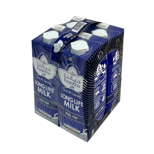 HAYATNA LL(UHT) Full Cream Milk (Promo Pack) 4 x 1 Ltr