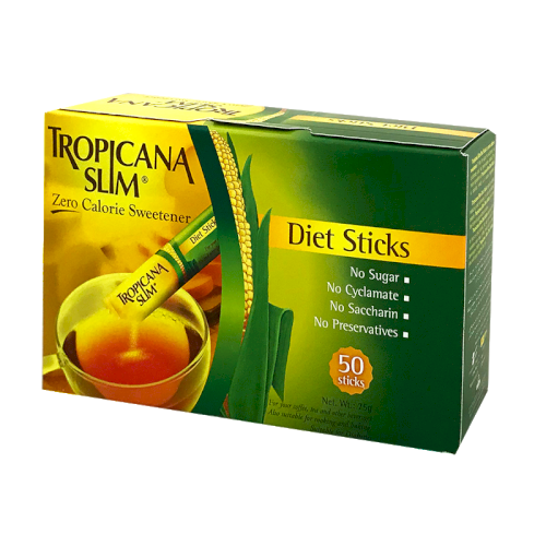 TROPICANA SLIM ZERO CALORIES SWEETENER - 50 Sticks
