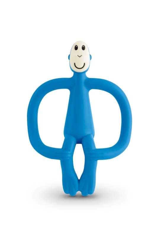 Matchstick Monkey  original teething toy Blue