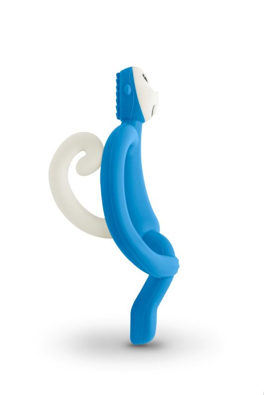 Matchstick Monkey  original teething toy Blue