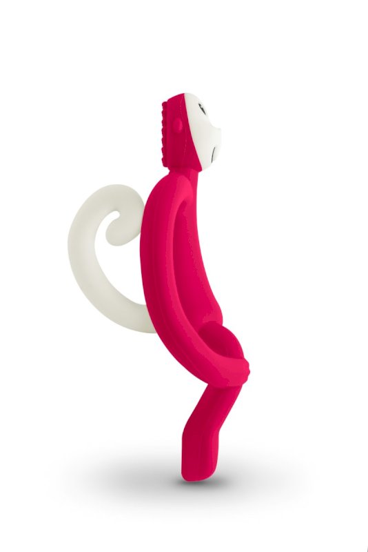 Matchstick Monkey  original teething toy Rubine