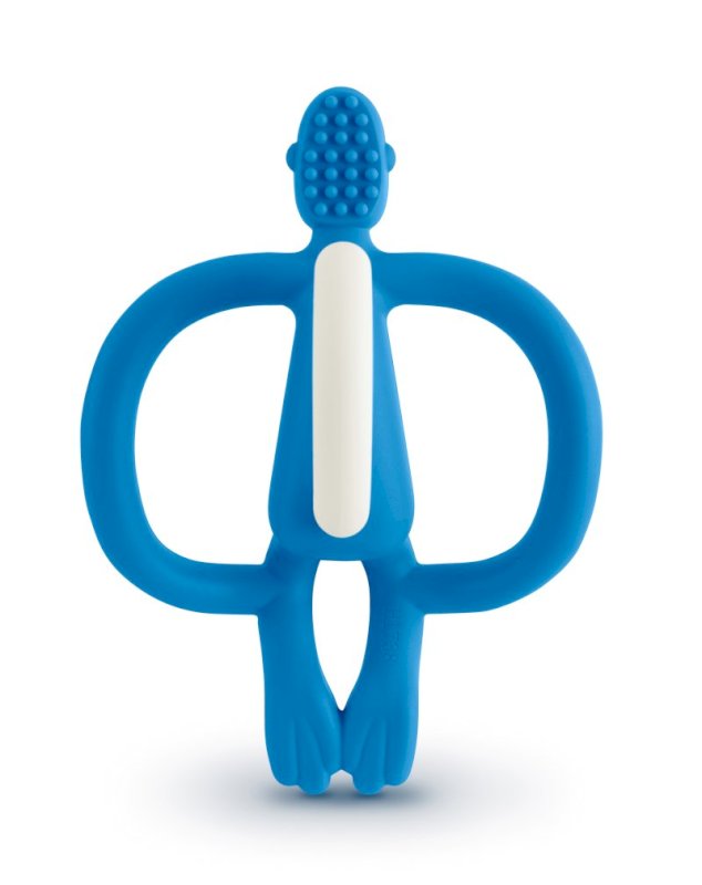 Matchstick Monkey  original teething toy Blue