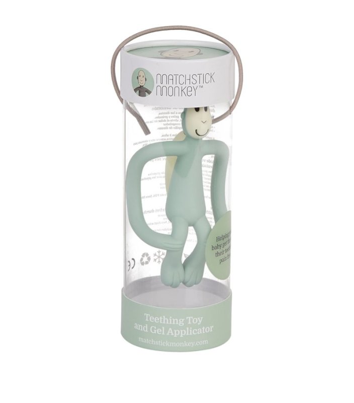 Matchstick Monkey  original teething toy Mint Green