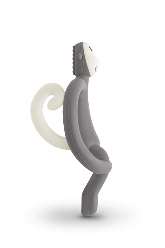 Matchstick Monkey  original teething toy Grey