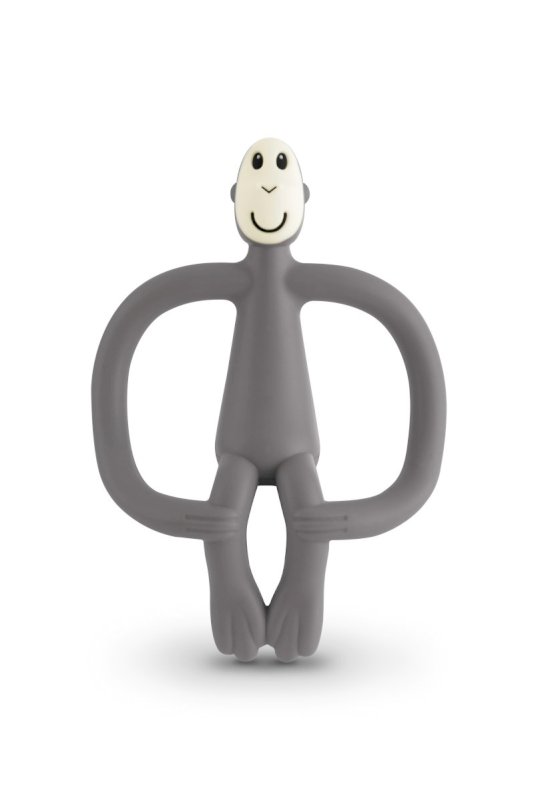 Matchstick Monkey  original teething toy Grey